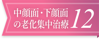 中顔面・下顔面の老化集中治療12