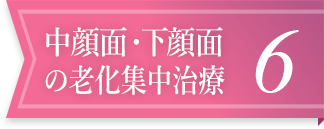 中顔面・下顔面の老化集中治療6